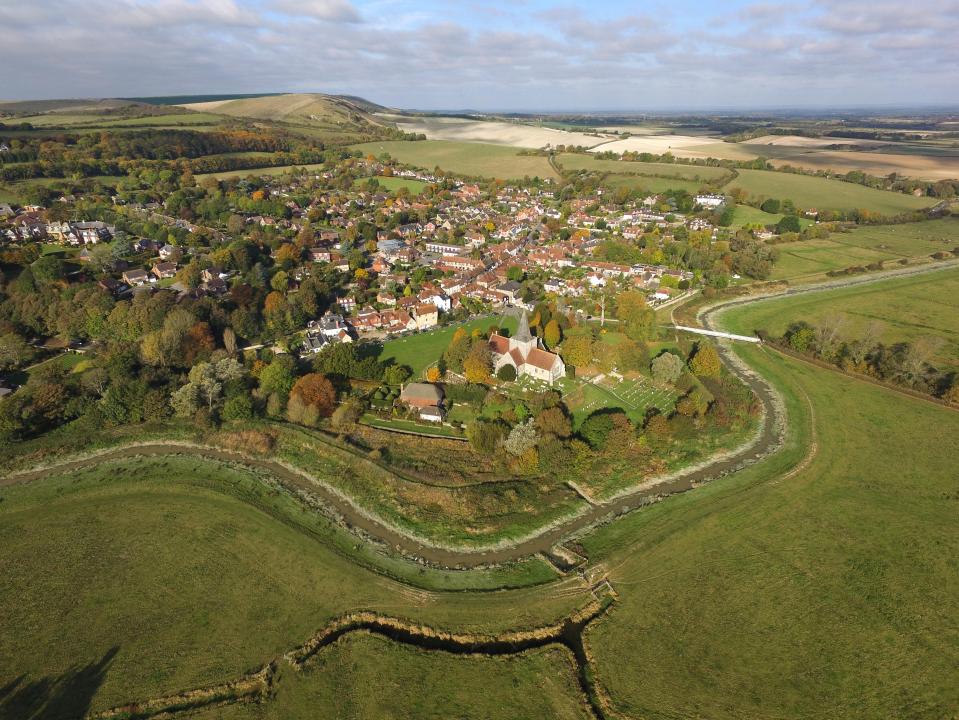 Alfriston is located in East Sussex and is close to popular seaside towns like Eastbourne and Hastings