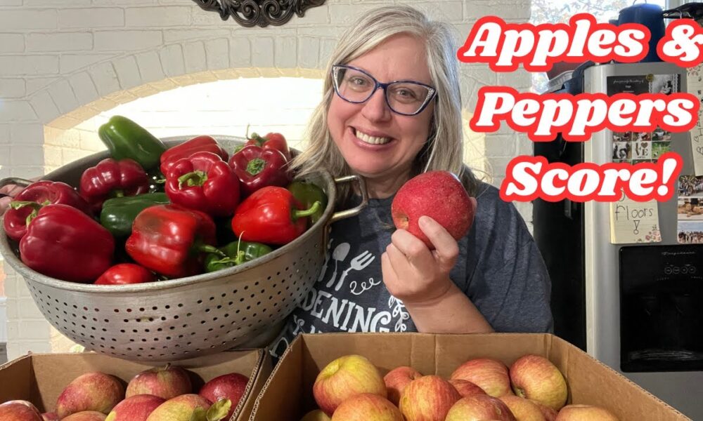 Bulk Buying & Preserving: Freezing Peppers & Making Apple Favorites