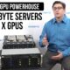 Extreme GPU Powerhouse: 4U GIGABYTE Servers with 10 x GPUs