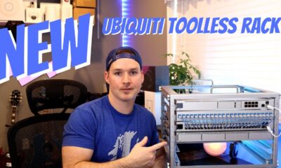 New Ubiquiti toolless rack