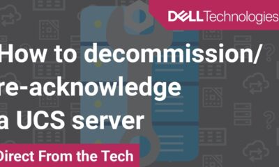 How to Decommission and Re-Acknowledge a UCS Server