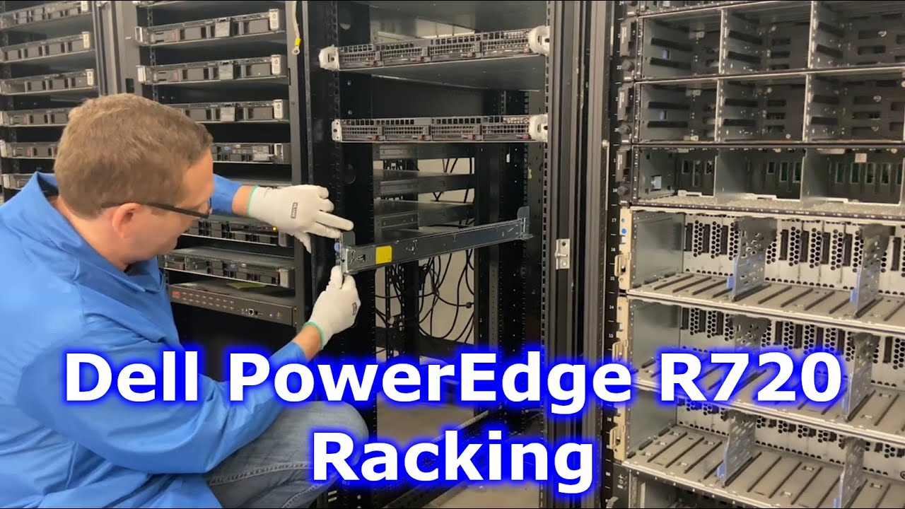 Dell PowerEdge R720 | How To Rack a Server | Data Center Racking | Sliding Rails | Rackmount Server