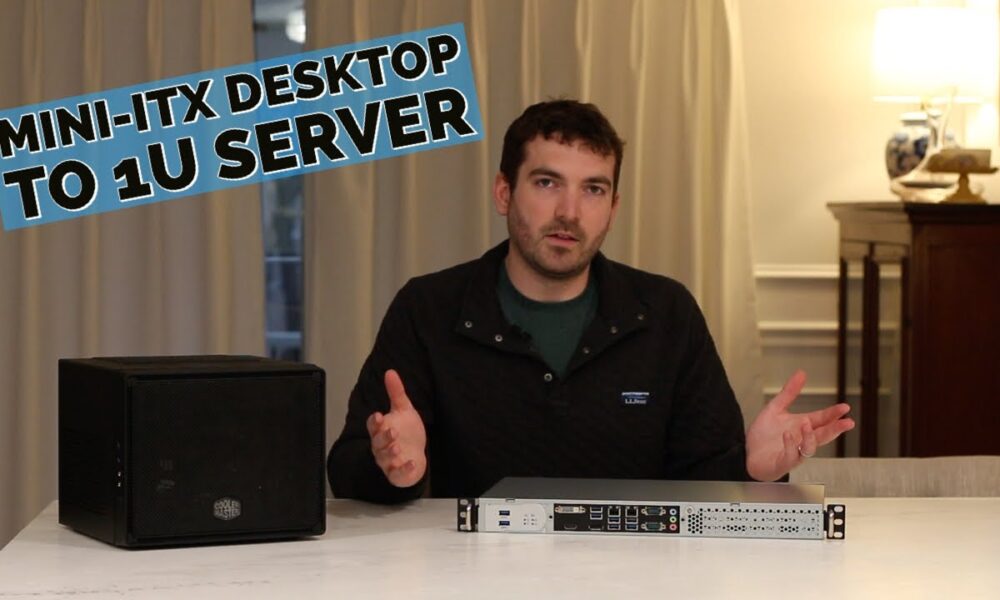 Converting Mini-ITX Desktop to 1U Server