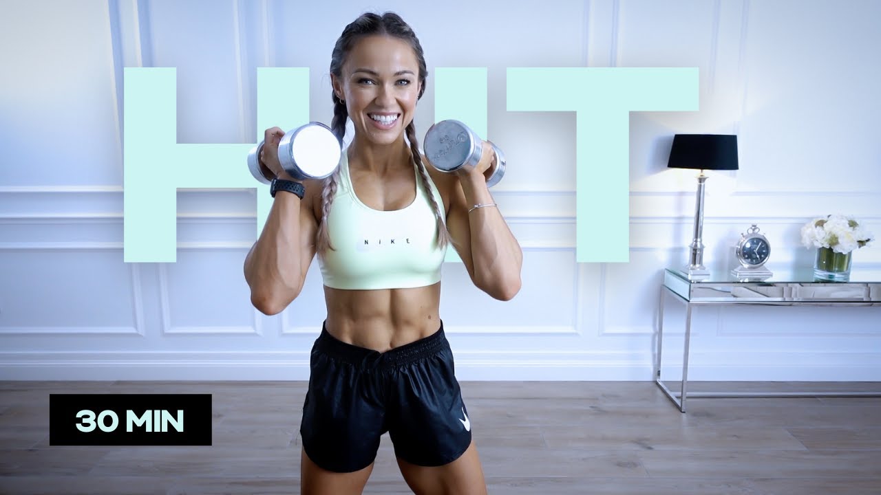 DEFIANT Dumbbell HIIT Workout / Full Body - Caroline Girvan