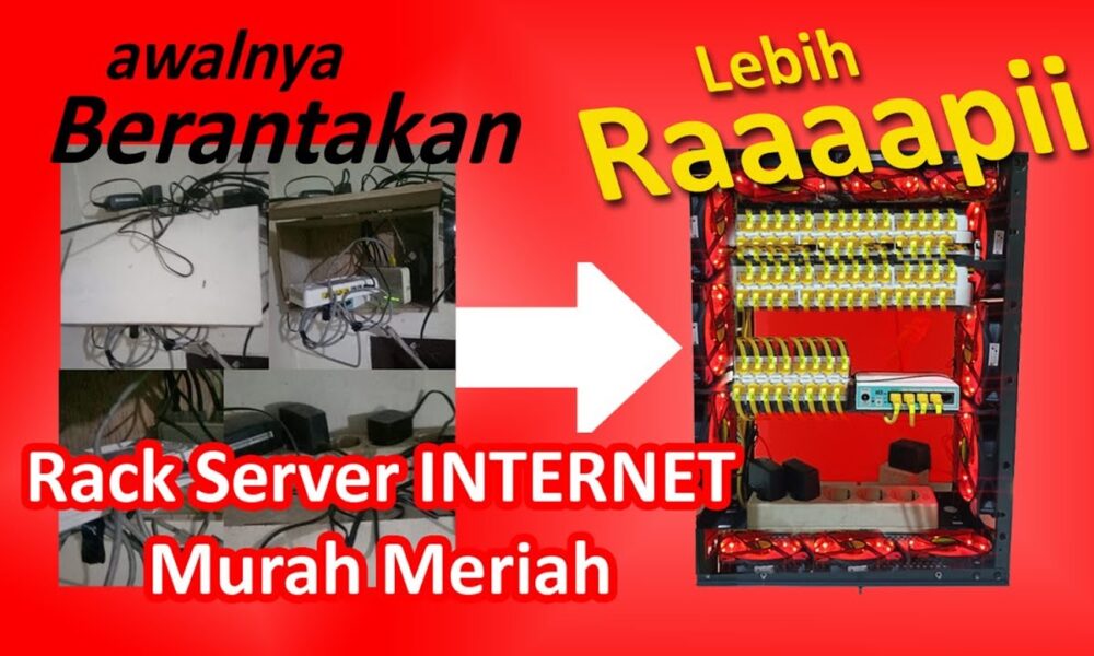 Server Jaringan RT RW NET dari barang bekas