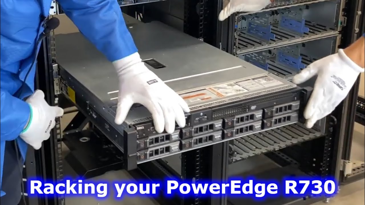 Dell PowerEdge R730 | How To Rack a Server | Data Center Racking | Sliding Rails | Rackmount Server