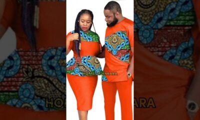 Latest African fashion dress styles for couples 2022