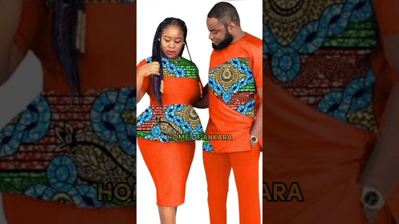 Latest African fashion dress styles for couples 2022