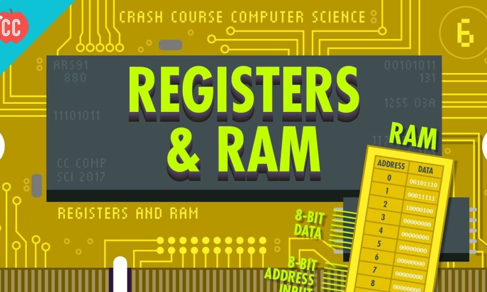 Registers and RAM: Crash Course Computer Science #6