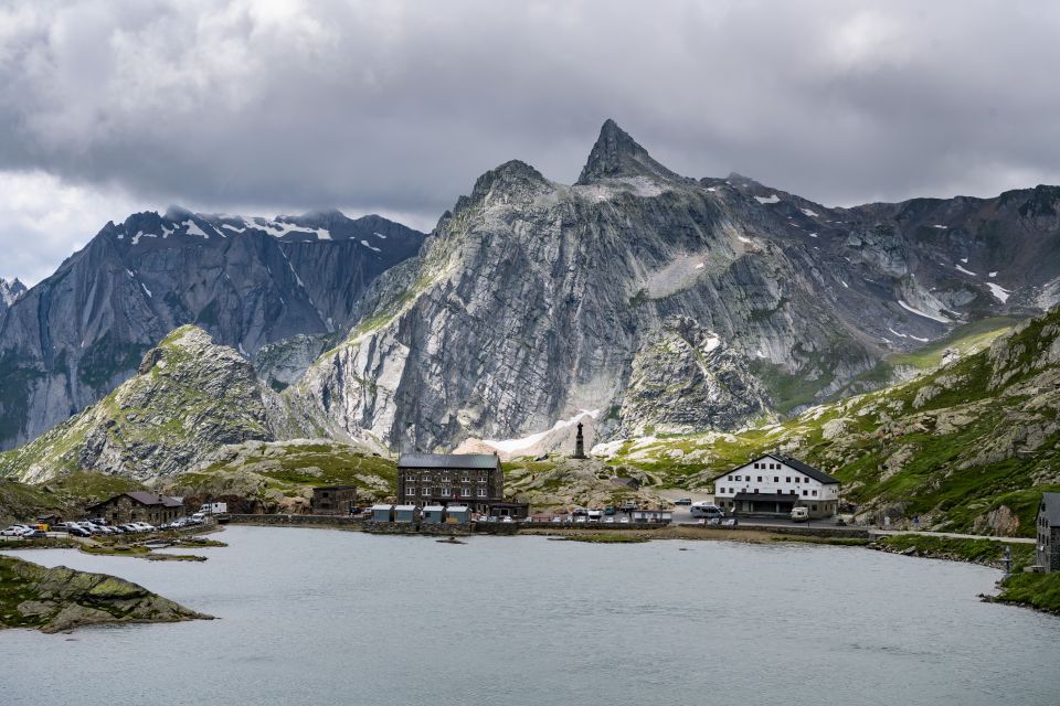 The Great St Bernard Lake at the Great St Bernard pass