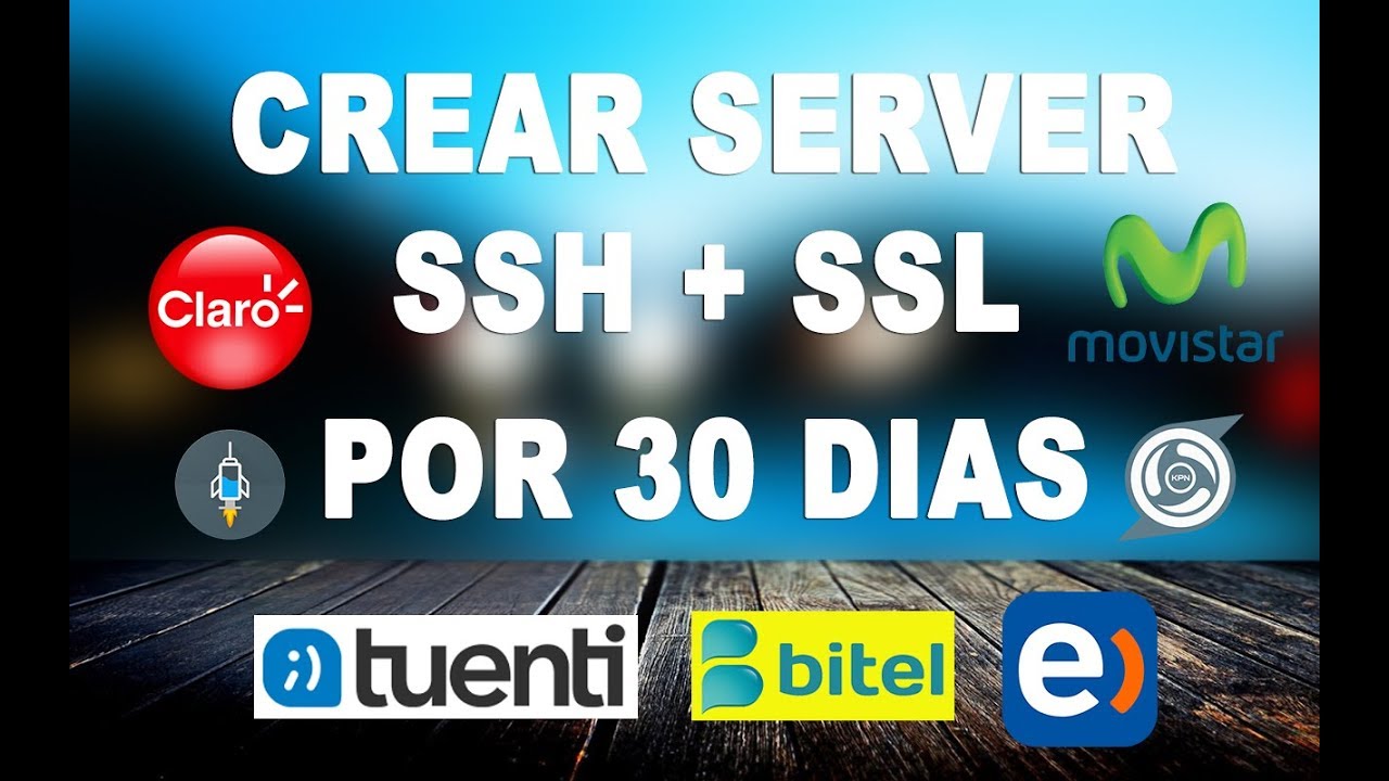 Como crear server SSH SSL por 30 dias