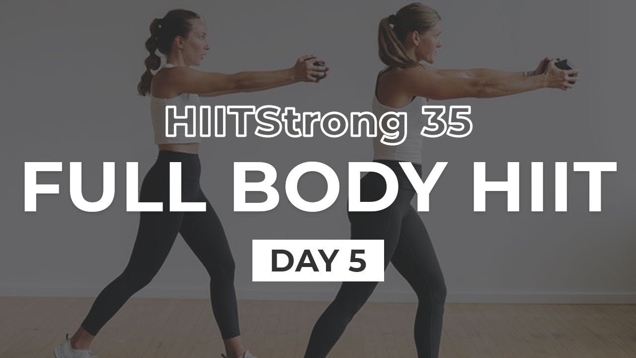 35-Minute FULL BODY HIIT Workout with Dumbbells (HIITStrong 35, Day 5)