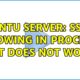 Ubuntu: Ubuntu server: ssh is showing in process but does not work (2 Solutions!!)