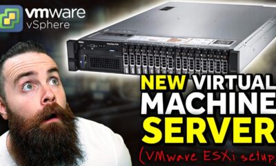 i bought a new SERVER!! (VMware ESXi Setup and Install)