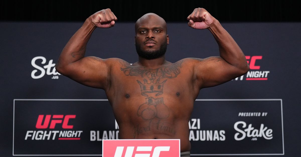 Derrick Lewis out of UFC Edmonton, fight against Jhonata Diniz scrapped from card