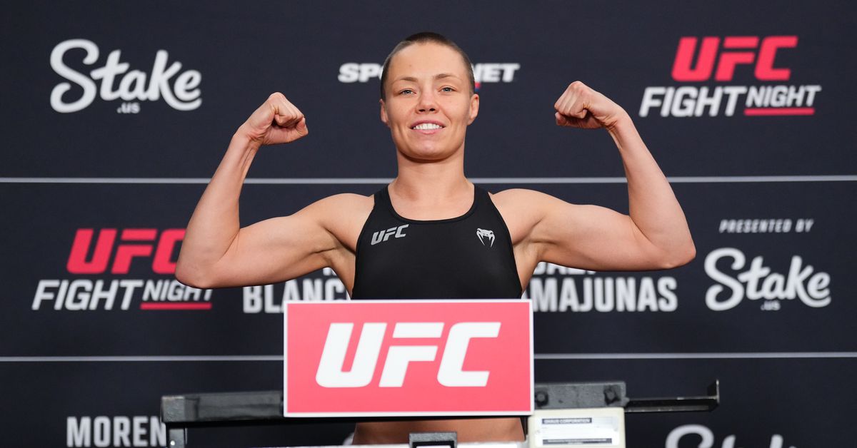 UFC Edmonton weigh-in results: Brandon Moreno, Rose Namajunas set for top contender fights