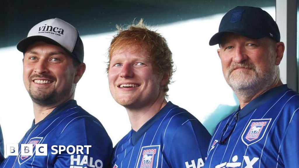 Ipswich Town beat Tottenham: Ed Sheeran plays part in 'massive day' for Tractor Boys