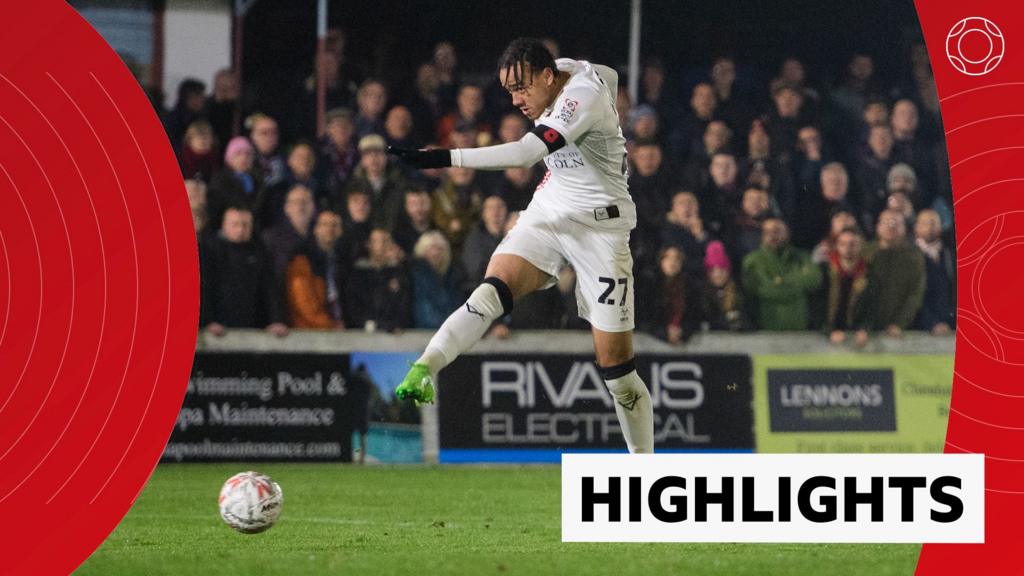 FA Cup first round highlights: Chesham United 0-4 Lincoln City