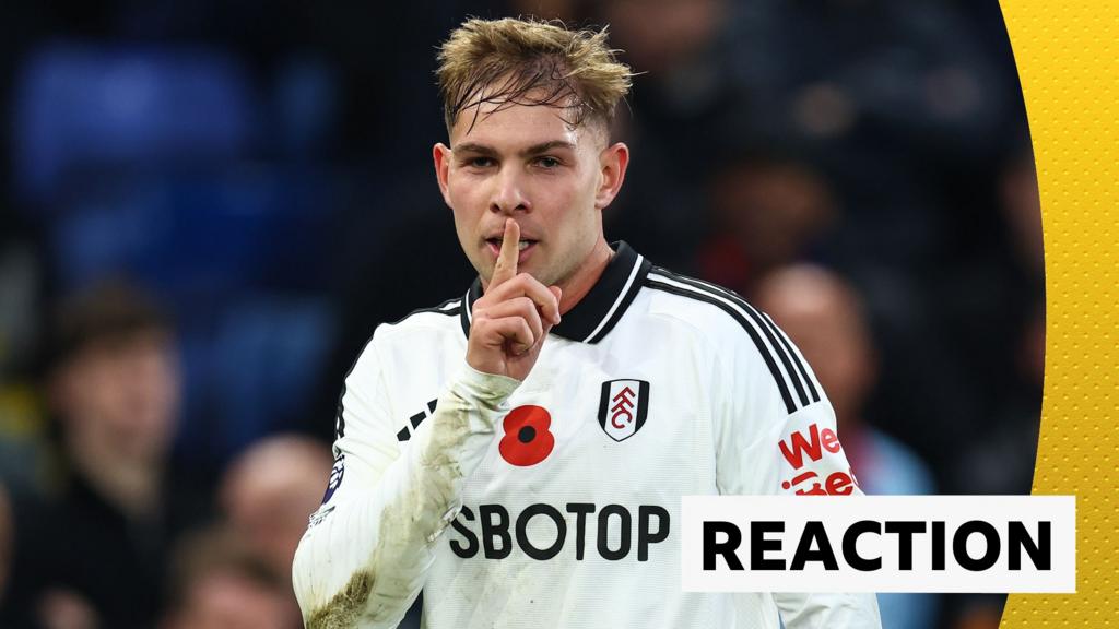 Crystal Palace 0-2 Fulham: Marco Silva praises Emile Smith Rowe impact after side's win