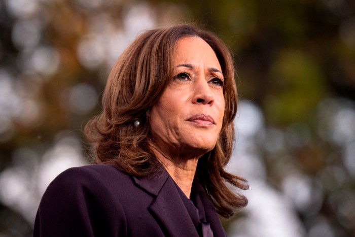 Democratic presidential nominee vice-president Kamala Harris