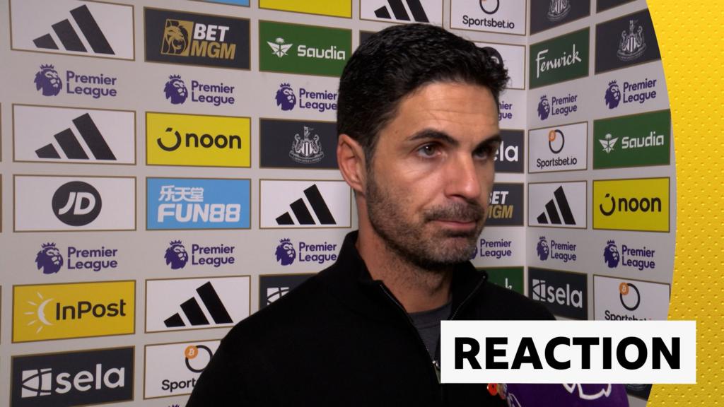 Newcastle United 1-0 Arsenal: Mikel Arteta criticises 'inconsistent' Gunners