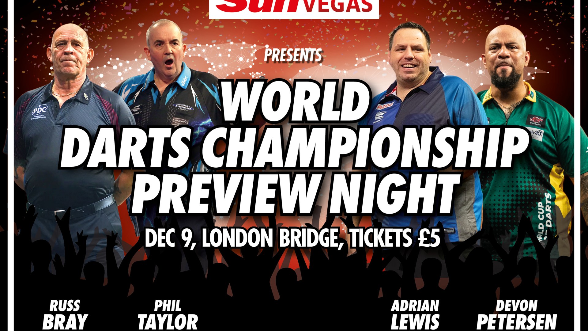 Bag your tickets for The Sun Darts Championships Preview Night featuring Phil Taylor and other special guests