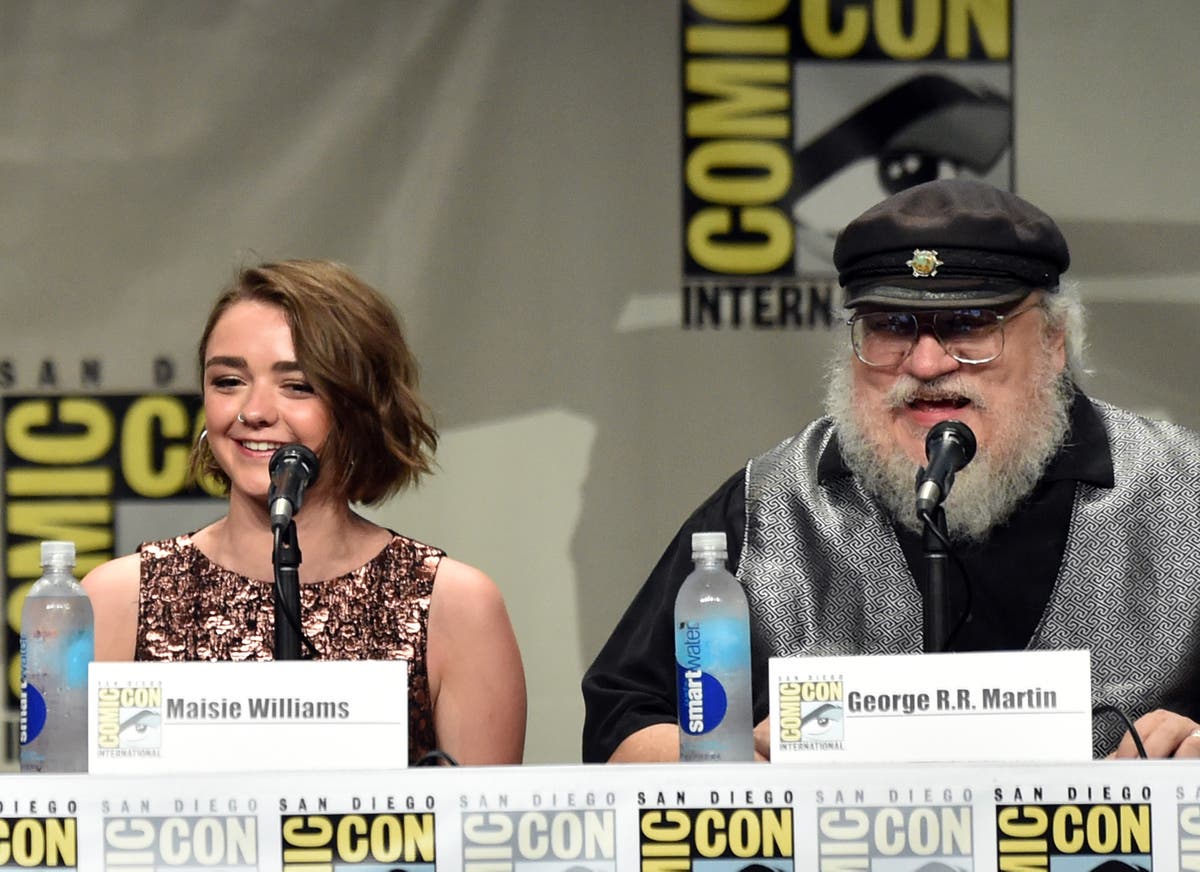 George RR Martin teases potential new Game of Thrones project with Maisie Williams