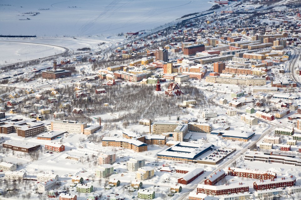 Kiruna is the northernmost city in Sweden and it's also said to be the best underrated place to experience a white Christmas