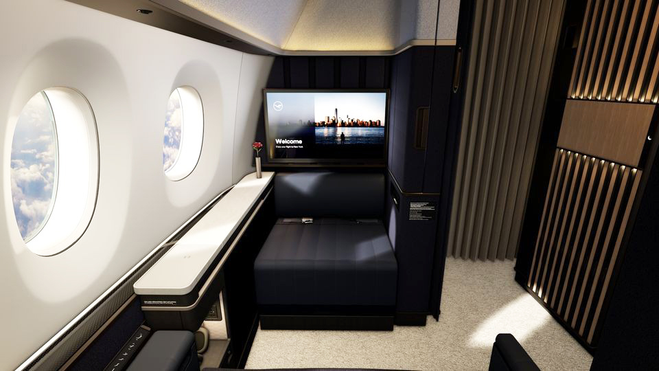 Lufthansa has revealed its new first class cabins