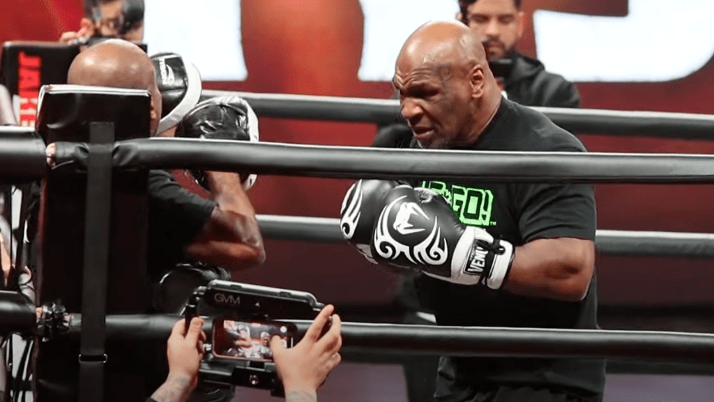 Mike Tyson not your typical 58-year-old during scary workout