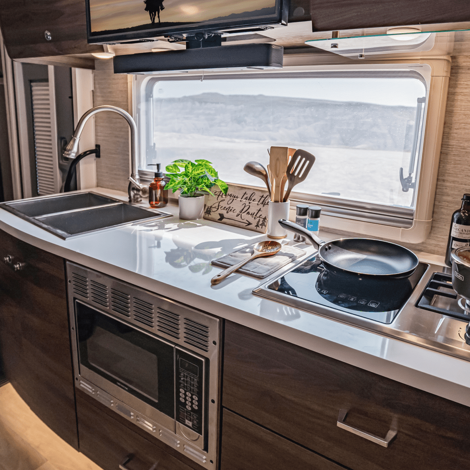 Our Blacksford RV had a kitchen to rival any city apartment