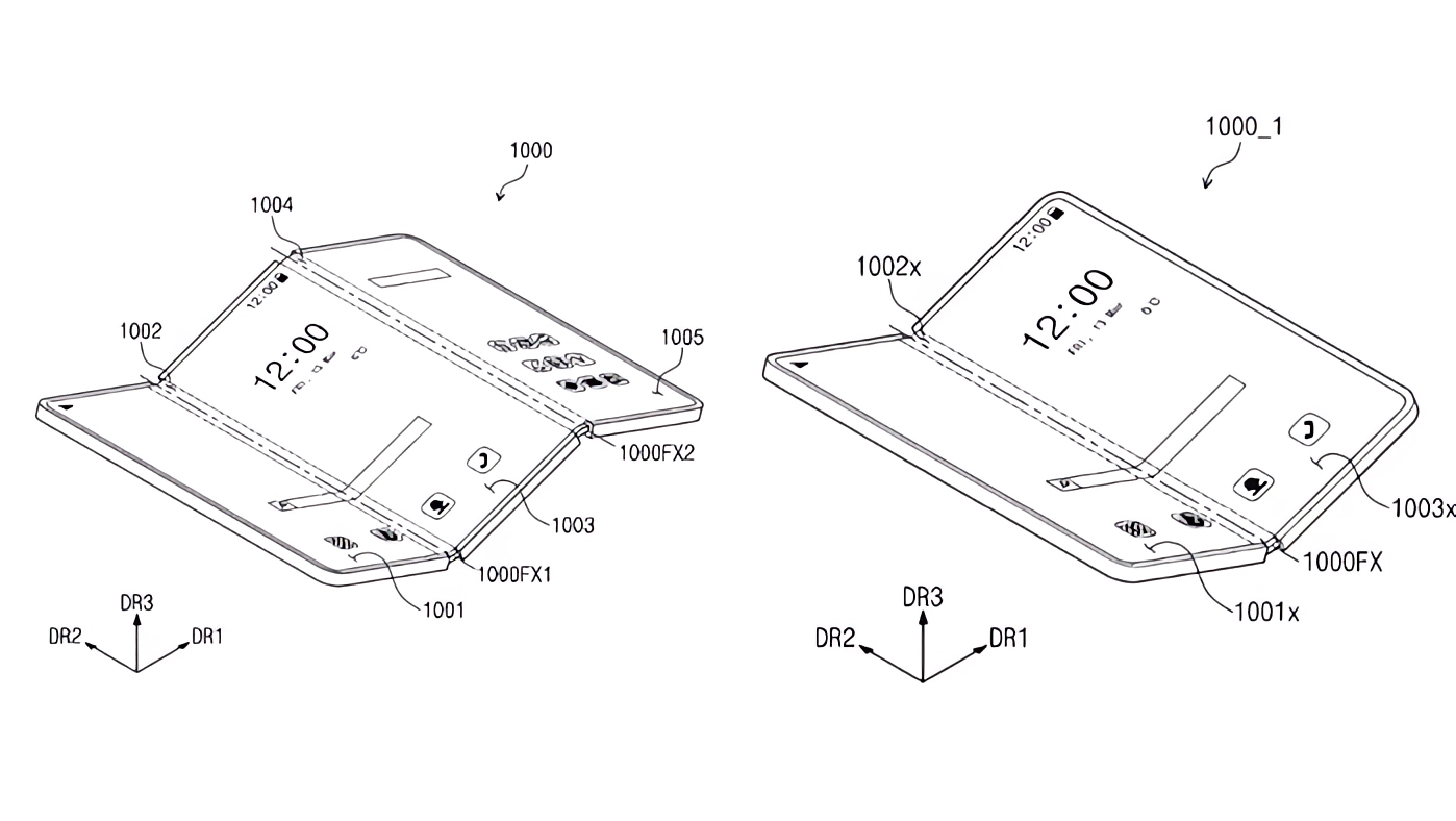 Patent shows more details of Samsung's potential tri-fold phone