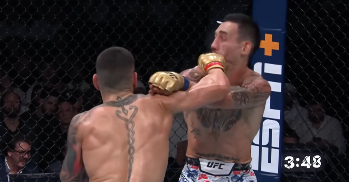 UFC 308: Watch Ilia Topuria sting Max Holloway, Khamzat Chimaev dismantle Robert Whittaker in slow motion