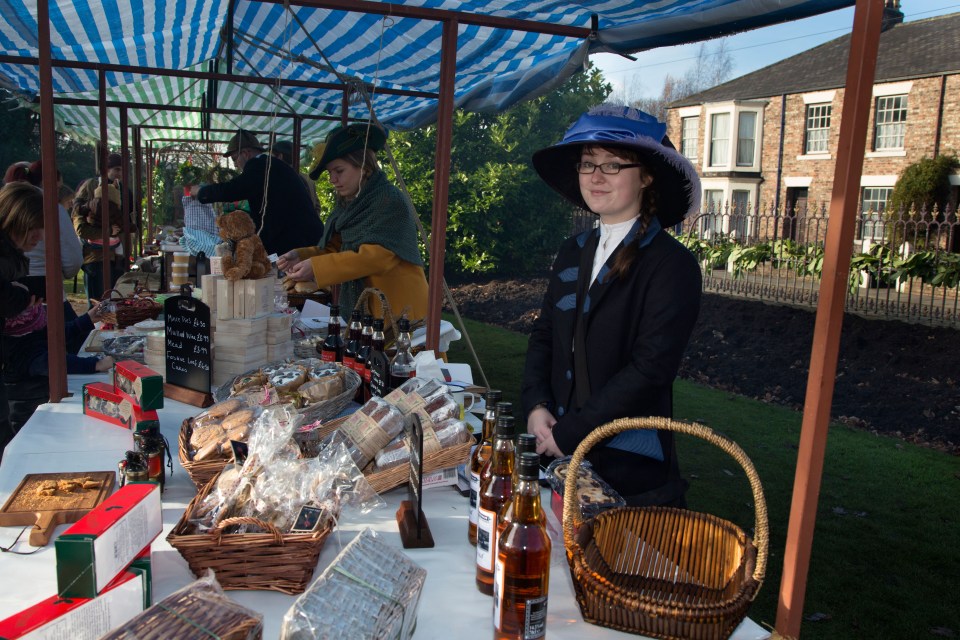 Beamish, a huge open-air museum in the north of England, has been named a top place for a festive day out