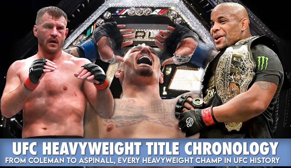 UFC heavyweight title history: Cormier, Miocic, Aspinall, others