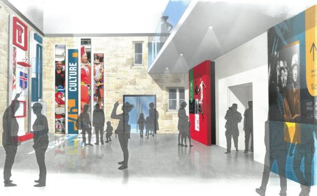 The new attraction, which has yet to be named, will be home to Wrexham Museum and Football Museum Wales Galleries