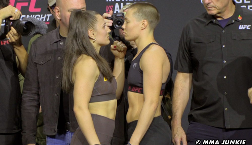 UFC Edmonton final faceoffs with Rose Namajunas, Mike Malott