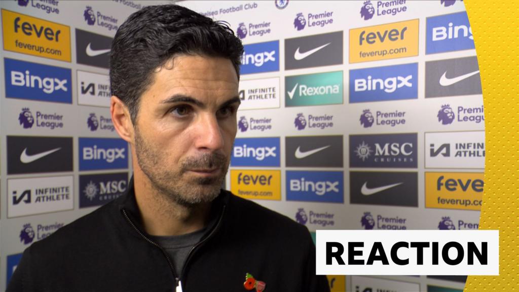 'Disappointed but proud' - Arteta on Chelsea draw