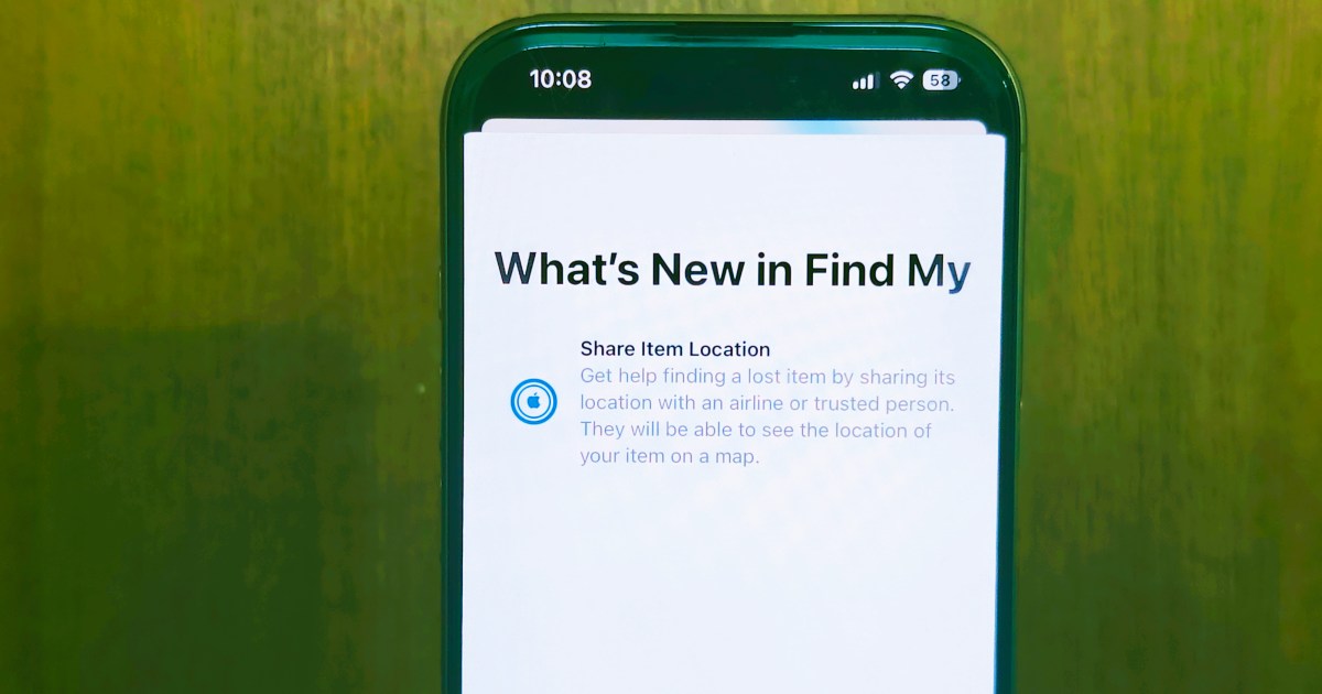 Apple's latest Find My feature taps airlines to rescue lost luggage