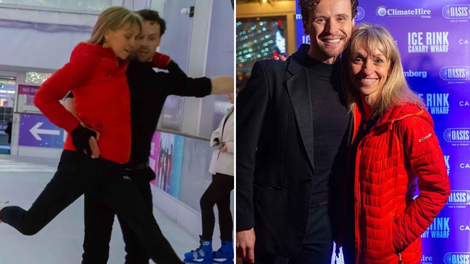 First look at Michaela Strachan in action on Dancing on Ice as TV star lands pro skater ahead of his final EVER series