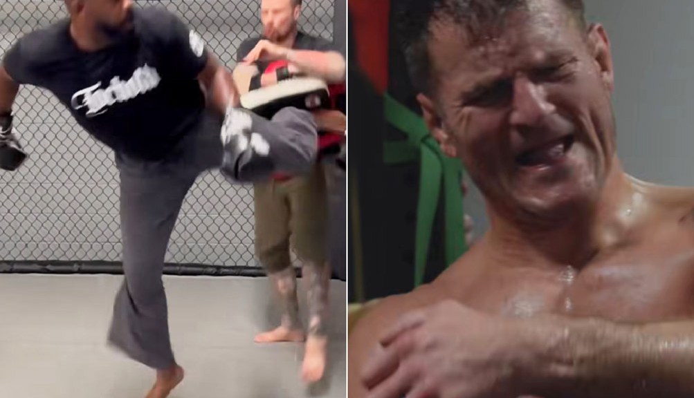 How Jon Jones, Stipe Miocic look late into training