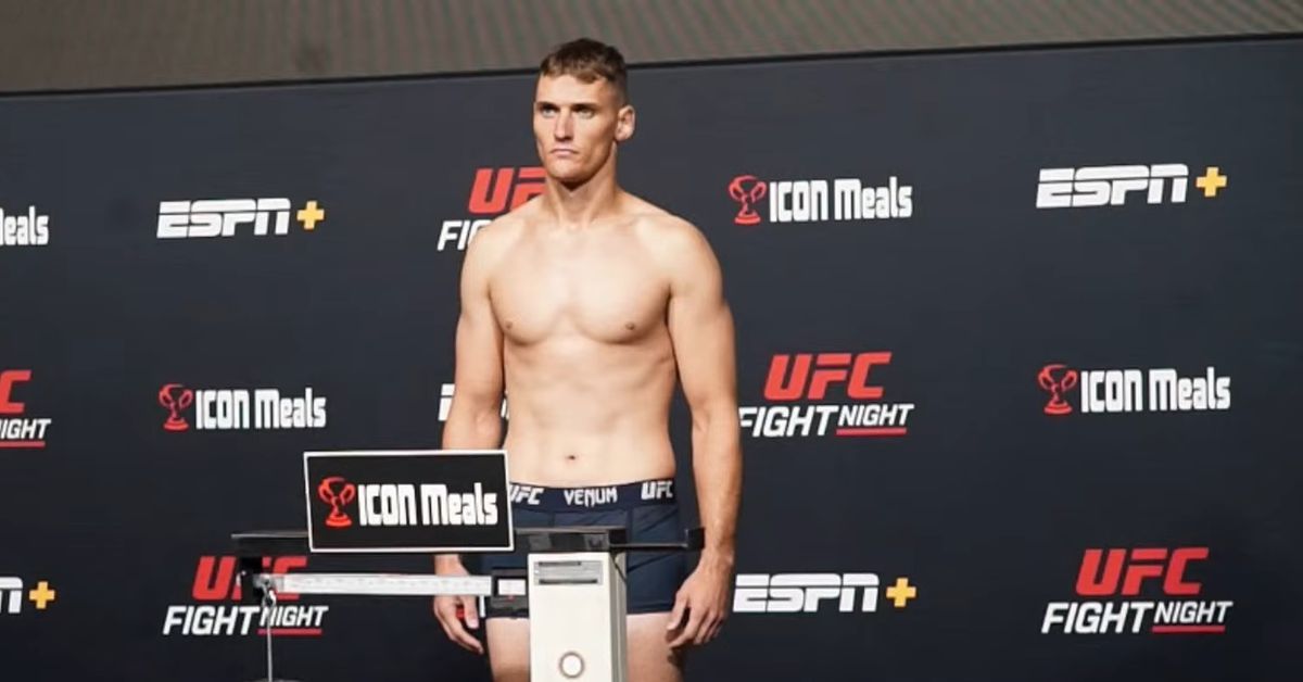 UFC Vegas 100 weigh-in results: Short-notice newcomer misses by 3 pounds, one bout cancelled