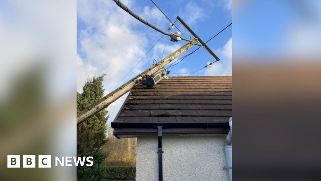 Thousands without power in Northern Ireland after Storm Darragh