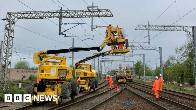 Rail disruption after £100K worth of cable stolen