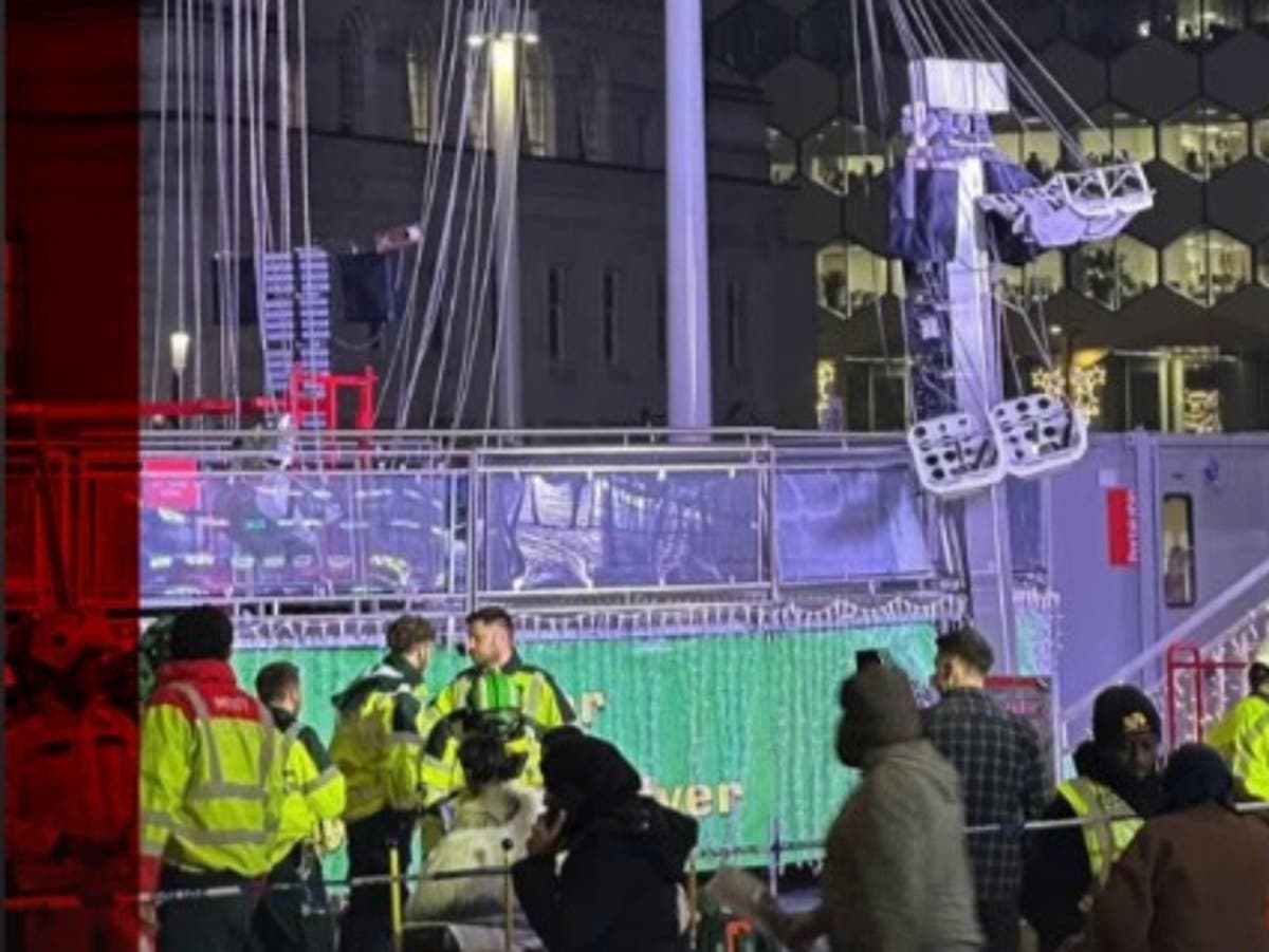 Woman injured after incident on fairground ride in Birmingham city centre