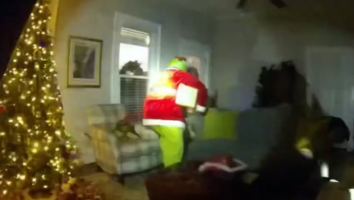 How Grinch almost stole Christmas gifts as police captures culprit in action