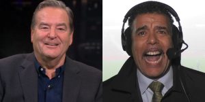 Chris Kamara gives one-word response as Jeff Stelling makes Amazon Prime request after emotional reunion