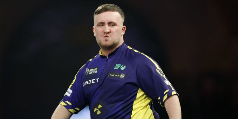 Luke Littler sends classy message to Damon Heta as nine-dart hero crashes out of World Championship