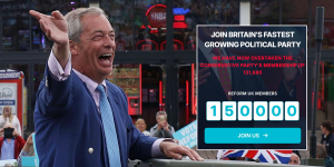 Nigel Farage’s party hit HUGE milestone as membership support surges to 150,000