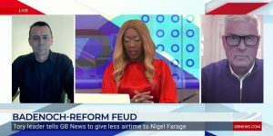 Kemi Badenoch should ‘leave Reform alone and focus on Labour’, Anderson claims